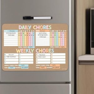Multiple Kids Chore Chart | Magnetic | Charts & Posters - Colorful
